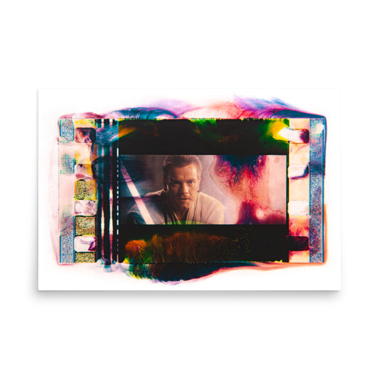 "OBI-WAN" A destroyed frame from Star Wars: Episode I – The Phantom Menace - Poster